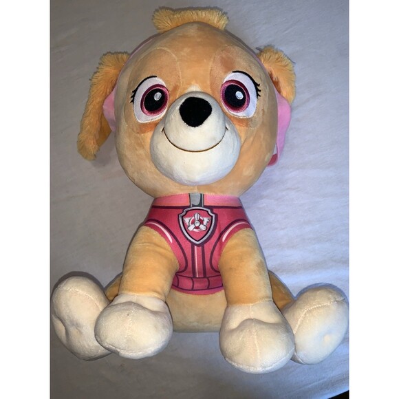 Nickelodeon Paw Patrol Skye Plush Stuffed Girl Puppy Dog Pink Sky Large 15" NWT - Picture 1 of 10
